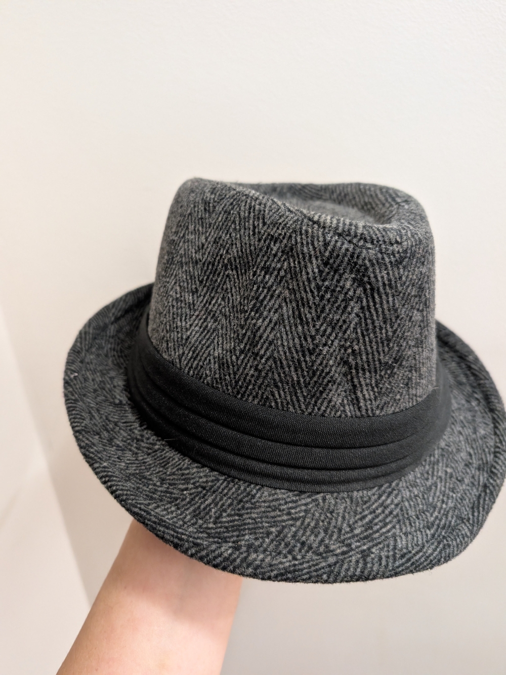 Fedora in Gray & Black